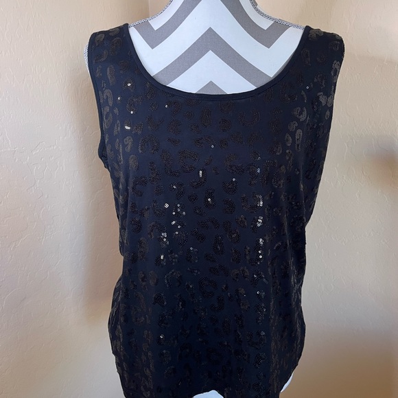 Calvin Klein Sequined Tank Top - Picture 1 of 5